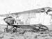 Albatros B.II with damaged wing (000647-23). Note the unusual aileron control cable routing under the bottom wings